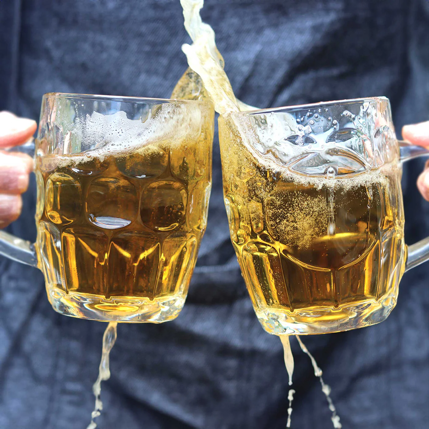 ARCOROC BRITANNIA PINT DIMPLE BEER MUGS 570ML - SET OF 4